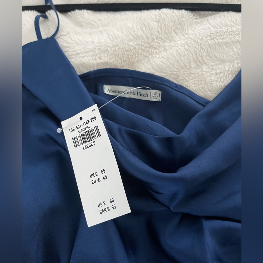 Abercrombie Asymmetrical Cowlneck Mini Dress - Picture 2 of 2